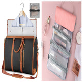 Large Capacity Travel Duffle Bag Women's Handbag Folding Suit Bag Waterproof Clothes Totes
