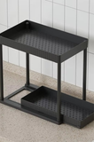 Multi-Functional Kitchen Shelf | Nail-Free Installation | Rust-Proof Carbon Steel Organizer | Waterproof & Strong Load-Bearing | Random Colour