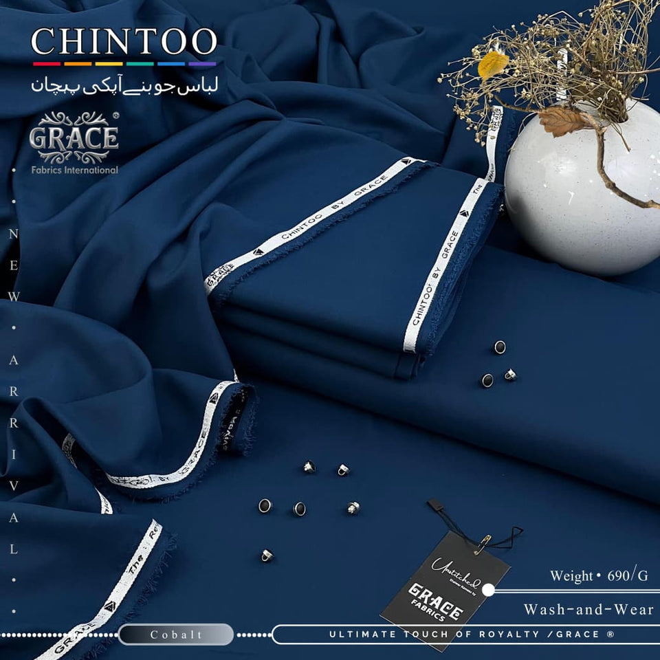 "𝘾𝙃𝙄𝙉𝙏𝙊𝙊 / 𝙂𝙍𝘼𝘾𝙀©"  Premium Tropical Wash’n Wear Fabric