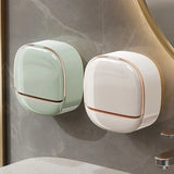 1PC Soap Box Wall Mounted Light Luxury Soap Holder Punch