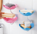 Lotus Flower Wall-Mounted Soap Holder – Self-Draining Bathroom & Kitchen Organizer - pack of 1